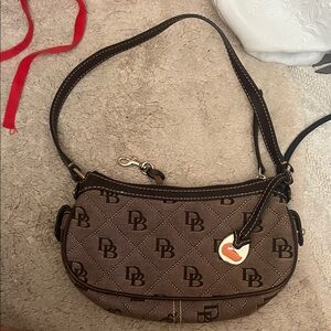 Dooney & Bourke Brown Monogram Shoulder Bag
